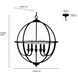 Artemis 5 Light 24 inch Polished Nickel Chandelier Ceiling Light